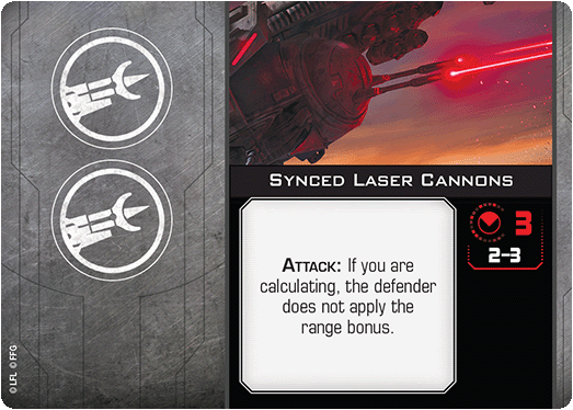 X-Wing Miniatures Game 2.0 2nd Edition Underslung Blaster Cannon Upgrade Card 
